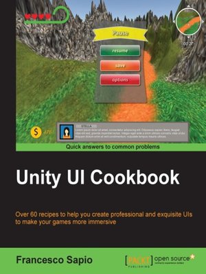 cover image of Unity UI Cookbook